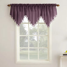 Load image into Gallery viewer, 24&quot;x51&quot; Erica Crushed Sheer Voile Ascot Valance (Set of 2) - No. 918