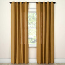 Load image into Gallery viewer, 84&quot;L Light Filtering Solid Window Curtain Panel - Threshold™
