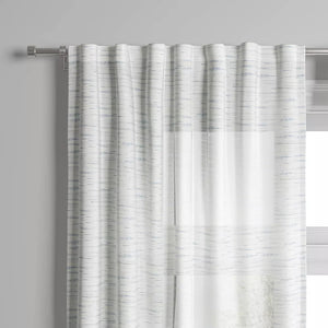 63"L Light Filtering Striation Herringbone Curtain Panels (Set of 2) - Project 62