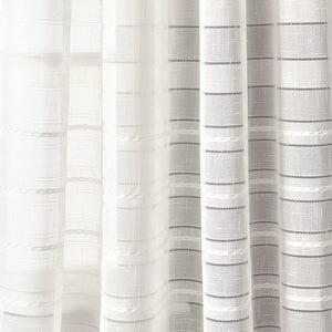 84"L Bridie Sheer Curtain Panels (Set of 2)- Lush Décor