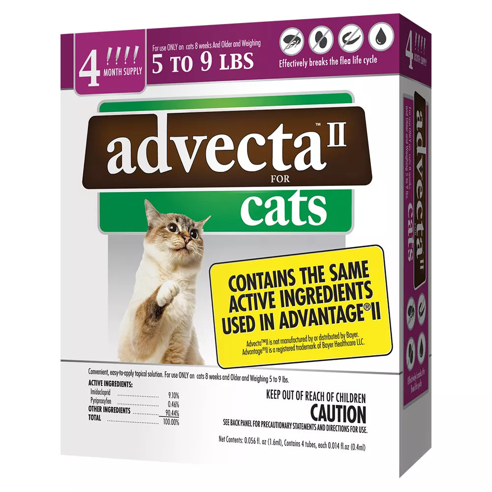 Advecta II Flea Drops for Cats