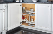 Load image into Gallery viewer, Left-Handed Two-Tier Blind Corner Cabinet Organizer