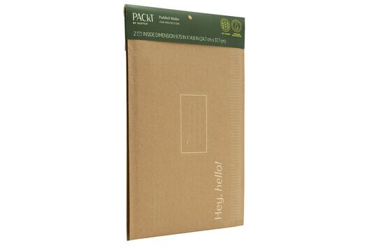 Packt by Scotch™ Large Padded Mailer, 9.75
