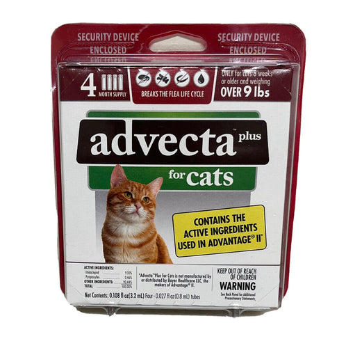 Advecta II Flea Drops for Small Cats
